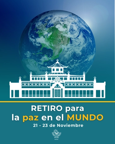 Cartel del Retiro para la Paz en el Mundo, 21 al 23 de noviembre de 2025.