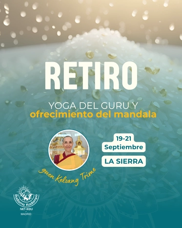 Retiro Yoga del Guru y Ofrenda del Mandala con Guen Kelsang Trime en La Sierra, 19-21 septiembre 2025