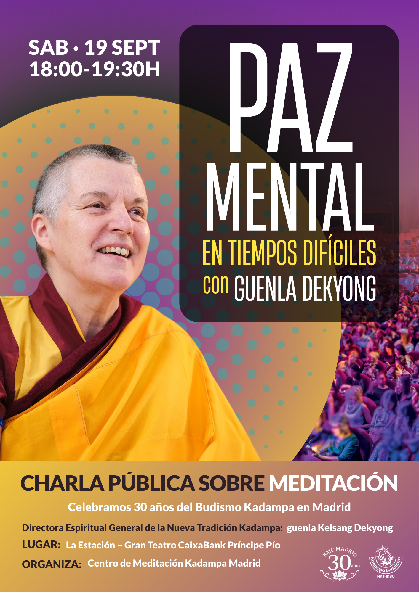 Charla Paz mental en tiempos difíciles Madrid